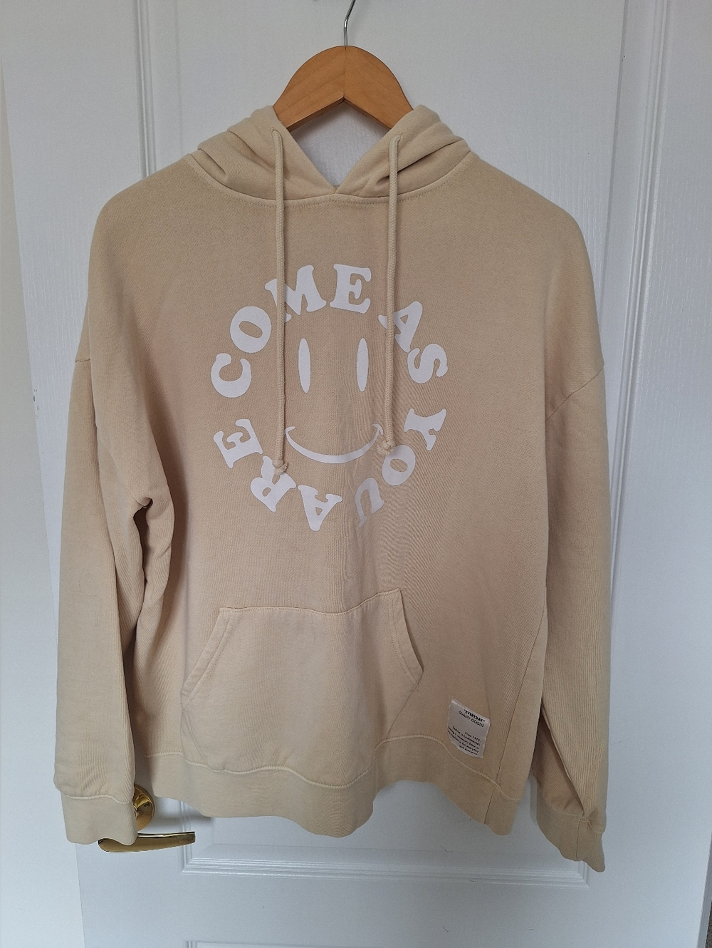 OVERSIZED Urban Heritage Graphic Smile Hoodie - "Come As You Are" Nirvana Unisex